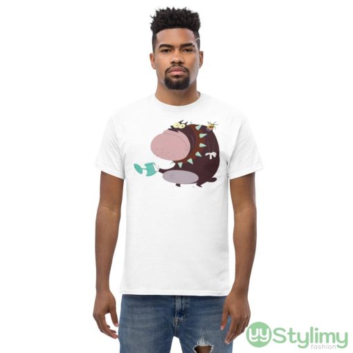 Bob The Bulldog Oggy And Cockroaches Design Shirt - Men’s Classic Tee Gildan 5000