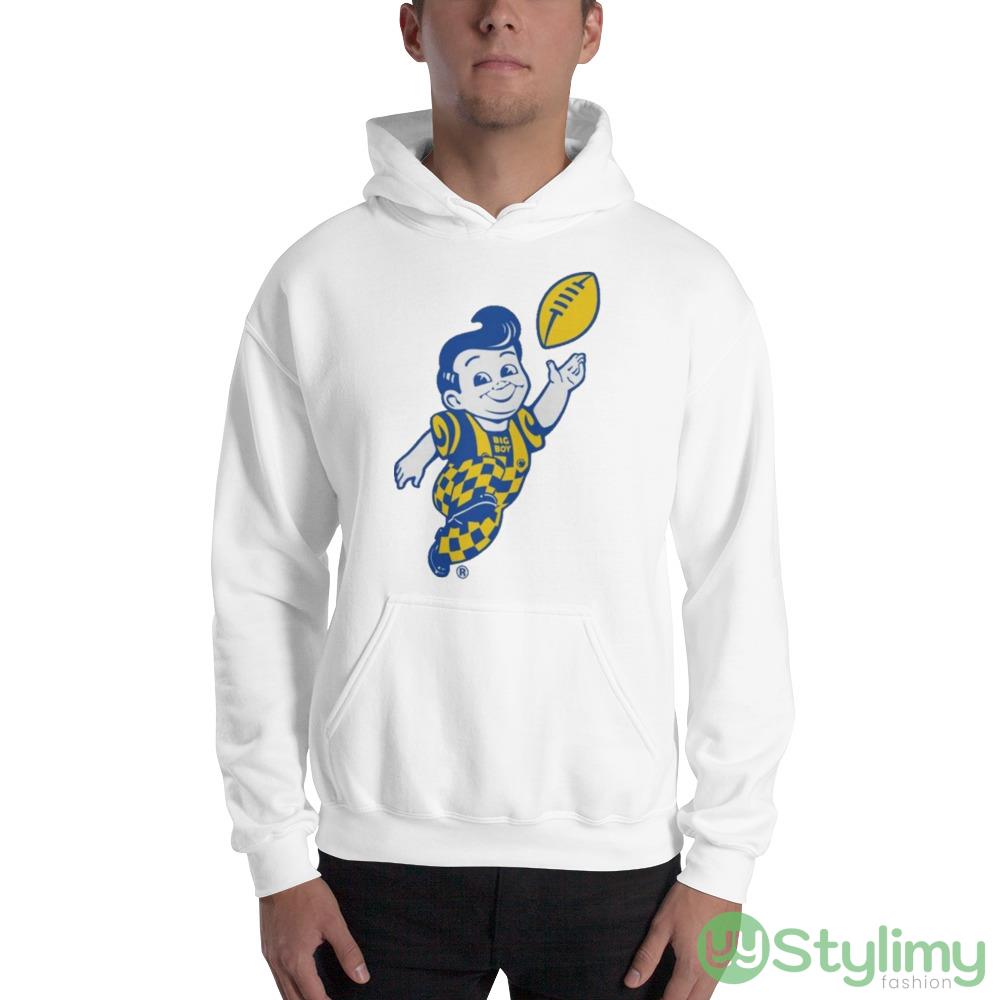 Bob’s Big Boy Football Graphics Shirt 8 Bob’s Big Boy Football Graphics Shirt - 18500 Unisex Heavy Blend Hooded Sweatshirt