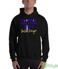 Capital City Baton Rouge shirt - 18500 Unisex Heavy Blend Hooded Sweatshirt