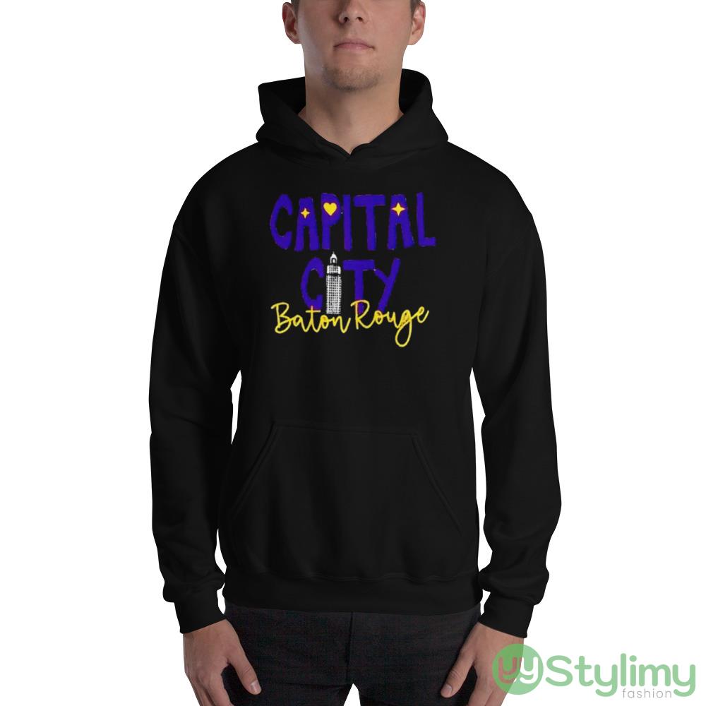 Capital City Baton Rouge shirt 7 Capital City Baton Rouge shirt - 18500 Unisex Heavy Blend Hooded Sweatshirt