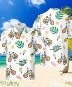 Cartoon Cycling Hawaiian Shirt Product Photo 1
