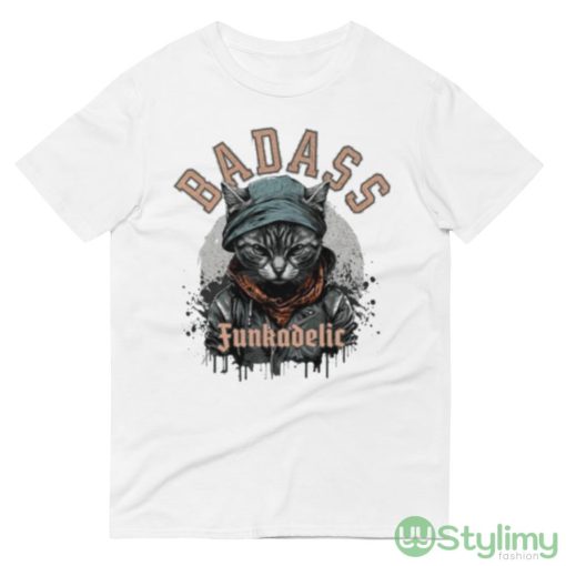 Cat Badass Cat Funkadelic Graphics T Shirt - 980 Lightweight Fashion Short Sleeve T-Shirt