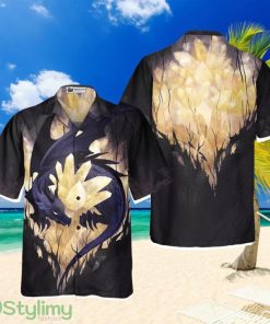 Celtic Dragon with crystal glow in the Dark Mens Hawaiian Shirt Product Photo 1