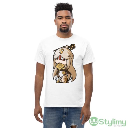 Chibi Ningguang Genshin Impact White Shirt - Men’s Classic Tee Gildan 5000