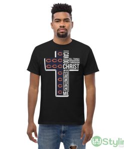 Chicago Bears All Things Through I Can Do Christ Who Strengthens Me shirt - Men’s Classic Tee Gildan 5000