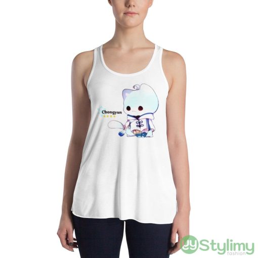 Chongyun Genshin Impact Graphics Shirt - 8800 Women's Flowy Racerback Tank