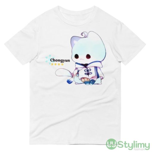 Chongyun Genshin Impact Graphics Shirt - 980 Lightweight Fashion Short Sleeve T-Shirt