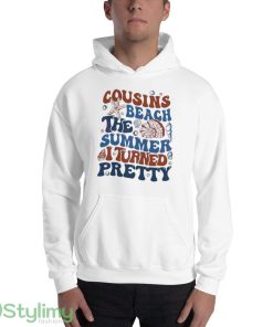 Cousins Beach SVG The Summer I Turned Pretty Beach Vibe Shirt - 18500 Unisex Heavy Blend Hooded Sweatshirt