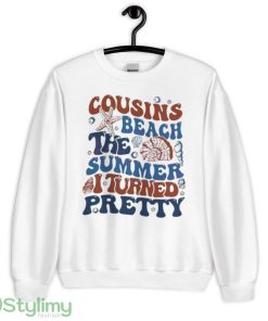 Cousins Beach SVG The Summer I Turned Pretty Beach Vibe Shirt - 18000 Unisex Heavy Blend Crewneck Sweatshirt