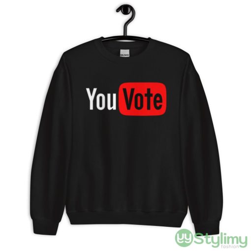 Election Day Presidential Election 2024 Vote Youtube Logo Parody Shirt