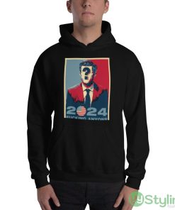 elections 2024 FUCKING ANYONE Black T Shirt - 18500 Unisex Heavy Blend Hooded Sweatshirt