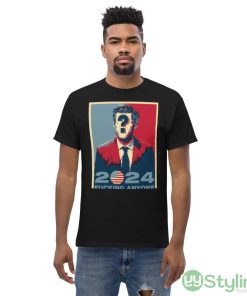 elections 2024 FUCKING ANYONE Black T Shirt - Men’s Classic Tee Gildan 5000