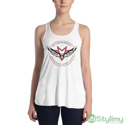 Exo 7 Falcon Suit Winter Soldier White Shirt - 8800 Women's Flowy Racerback Tank