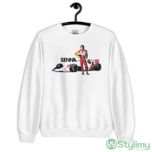 F1 Legend Senna Racing Graphics Shirt - 18000 Unisex Heavy Blend Crewneck Sweatshirt