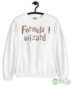 F1 Wizards Potter Parody Hary White Shirt - 18000 Unisex Heavy Blend Crewneck Sweatshirt