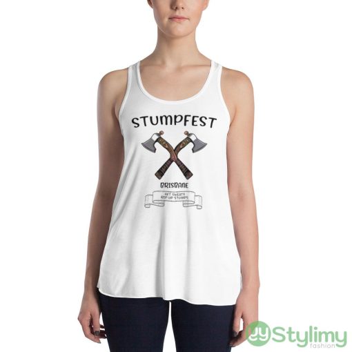 Father Day Stumpfest Inspired by Bluey Heeler Cartoon Shirt - 8800 Women's Flowy Racerback Tank