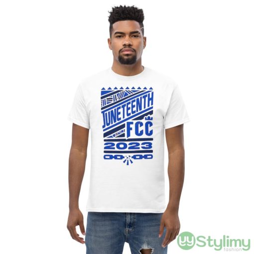 Fc Cincinnati Juneteenth 2023 White Shirt - Men’s Classic Tee Gildan 5000