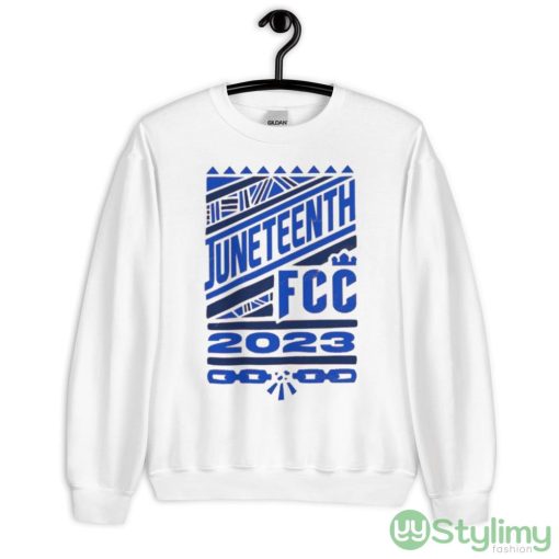 Fc Cincinnati Juneteenth 2023 White Shirt - 18000 Unisex Heavy Blend Crewneck Sweatshirt