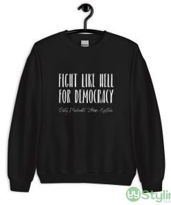 Fight Like Hell- front only Funny T Shirt - 18000 Unisex Heavy Blend Crewneck Sweatshirt