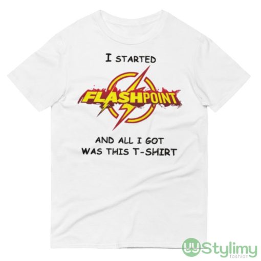 Flashpoint The Flash Dc Movie White Shirt - 980 Lightweight Fashion Short Sleeve T-Shirt