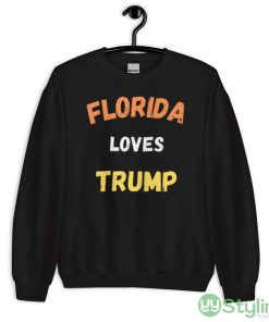 Florida And Trump Design 1 Funny T Shirt - 18000 Unisex Heavy Blend Crewneck Sweatshirt