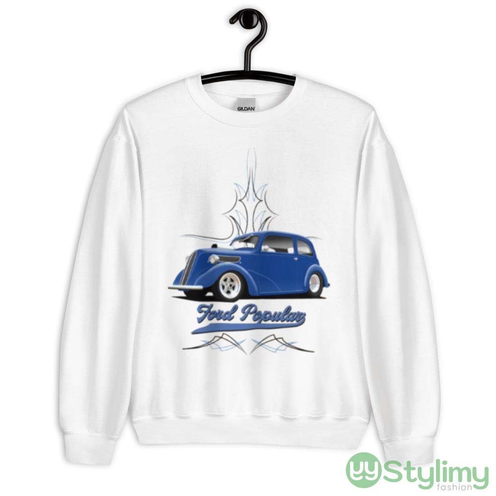 Ford Popular 103e Blue Hot Rod Car Art shirt 7 Ford Popular 103e Blue Hot Rod Car Art shirt - 18000 Unisex Heavy Blend Crewneck Sweatshirt