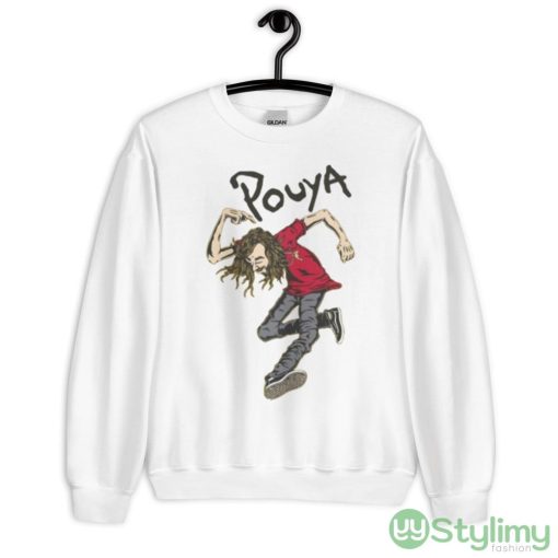Funny Dancing Fan Art Pouya Graphics T Shirt - 18000 Unisex Heavy Blend Crewneck Sweatshirt