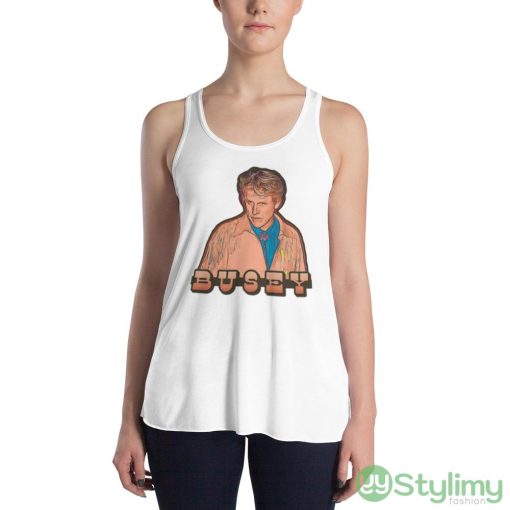 Gary Busey Agent Of Chaos White Shirt - 8800 Women's Flowy Racerback Tank