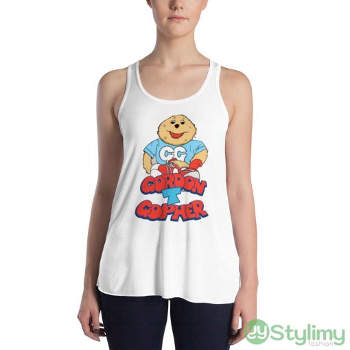 Gg Bear Gordon The Gopher White Shirt - 8800 Women's Flowy Racerback Tank
