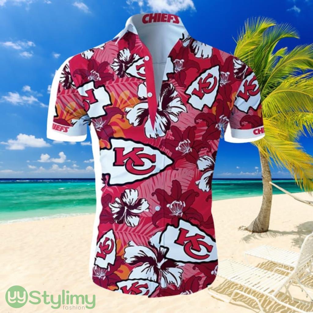 Great Kansas City Chiefs Hawaiian Shirt For Cool Fans 1 Great Kansas City Chiefs Hawaiian Shirt For Cool Fans Product Photo 1