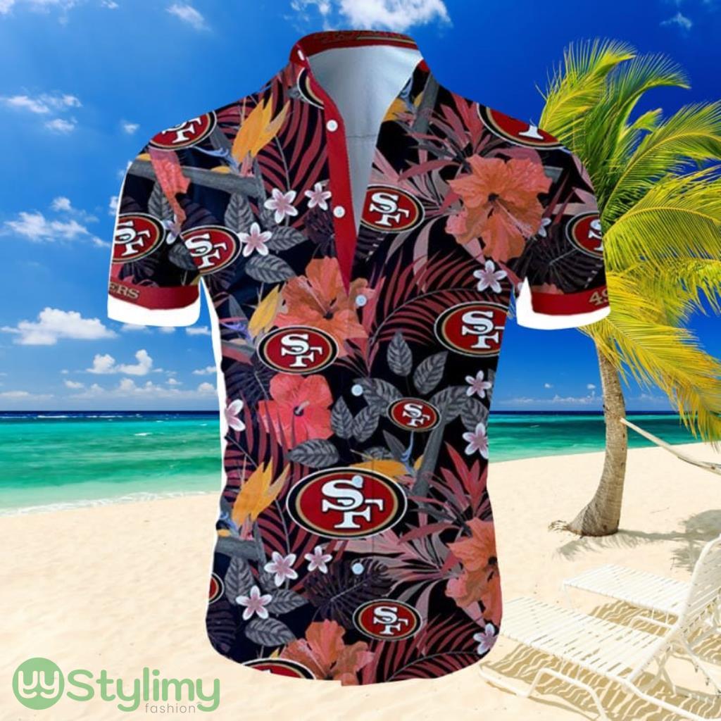 Great San Francisco 49ers Hawaiian Shirt For Awesome Fans 1 Great San Francisco 49ers Hawaiian Shirt For Awesome Fans Product Photo 1