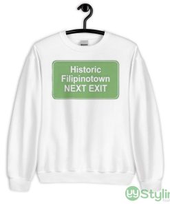 Historic Filipinotown Next Exit Graphics T Shirt - 18000 Unisex Heavy Blend Crewneck Sweatshirt