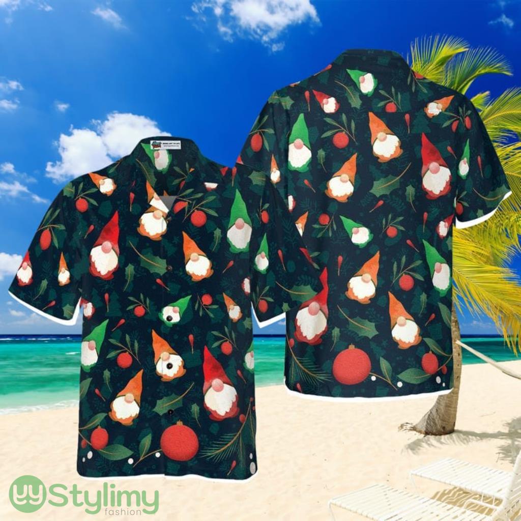 Hyperfavor Christmas Hawaiian Shirts, Christmas Gnome Pattern Gift For Men And Women 1 Hyperfavor Christmas Hawaiian Shirts, Christmas Gnome Pattern Gift For Men And Women Product Photo 1