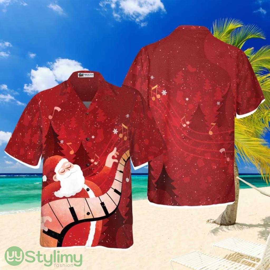 Hyperfavor Christmas Hawaiian Shirts For Men and Women, Santa Playing Piano Hawaiian Shirt 1 Hyperfavor Christmas Hawaiian Shirts For Men and Women, Santa Playing Piano Hawaiian Shirt Product Photo 1