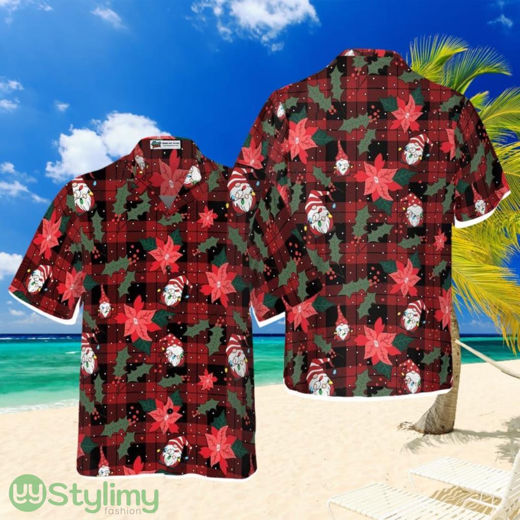 Hyperfavor Christmas Hawaiian Shirts, Gnomes With Red Plaid Pattern Gift For Men And Women 1 Hyperfavor Christmas Hawaiian Shirts, Gnomes With Red Plaid Pattern Gift For Men And Women Product Photo 1