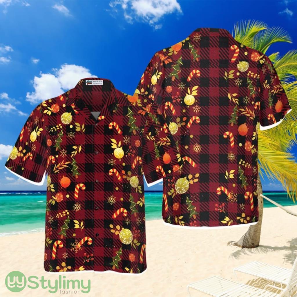 Hyperfavor Christmas Hawaiian Shirts, Merry Christmas Red Plaid Pattern Gift For Men And Women 1 Hyperfavor Christmas Hawaiian Shirts, Merry Christmas Red Plaid Pattern Gift For Men And Women Product Photo 1