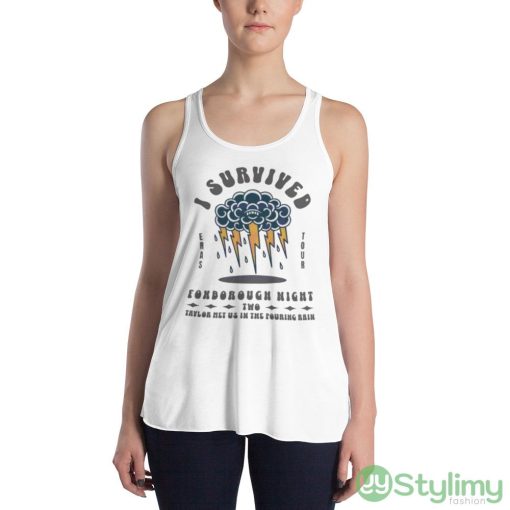 I Survived Foxborough Night 2 Eras Tour Shirt - 8800 Women's Flowy Racerback Tank