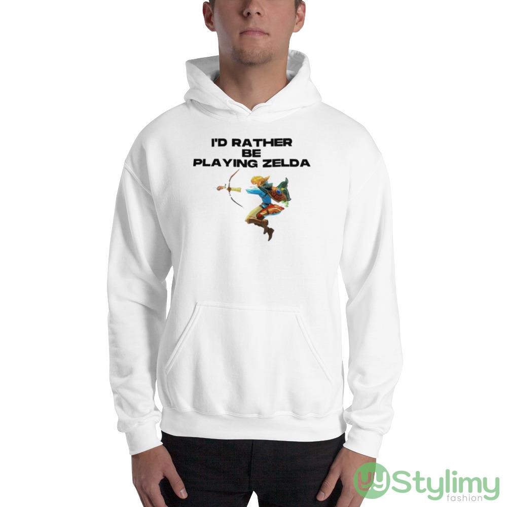 i’d rather be playing Zelda Graphics Shirt 2 i’d rather be playing Zelda Graphics Shirt - 18500 Unisex Heavy Blend Hooded Sweatshirt