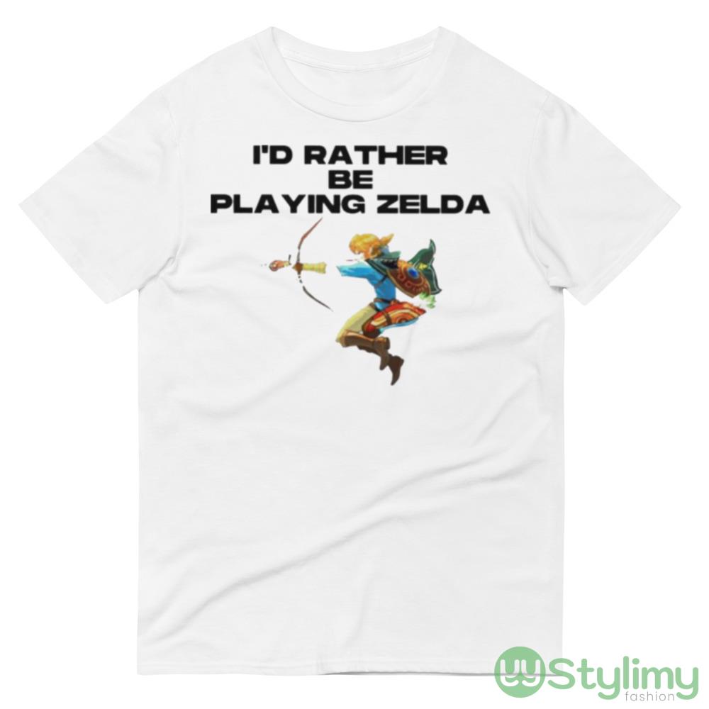 i’d rather be playing Zelda Graphics Shirt 8 i’d rather be playing Zelda Graphics Shirt - 980 Lightweight Fashion Short Sleeve T-Shirt