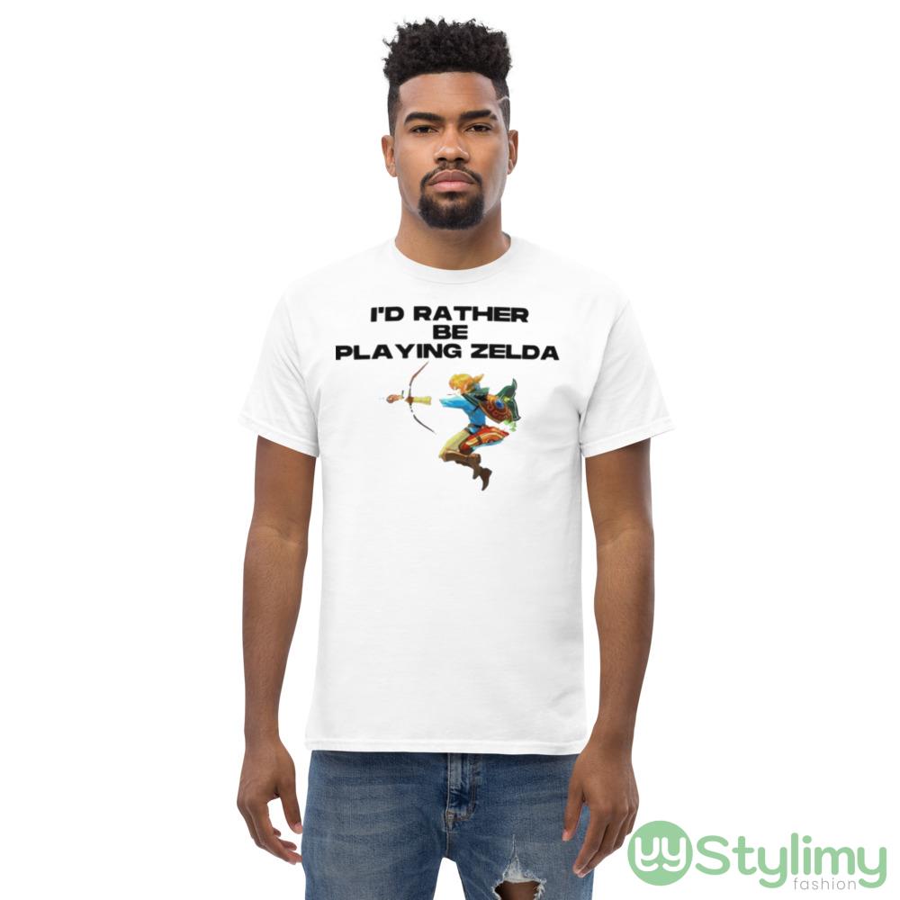 i’d rather be playing Zelda Graphics Shirt 5 i’d rather be playing Zelda Graphics Shirt - Men’s Classic Tee Gildan 5000