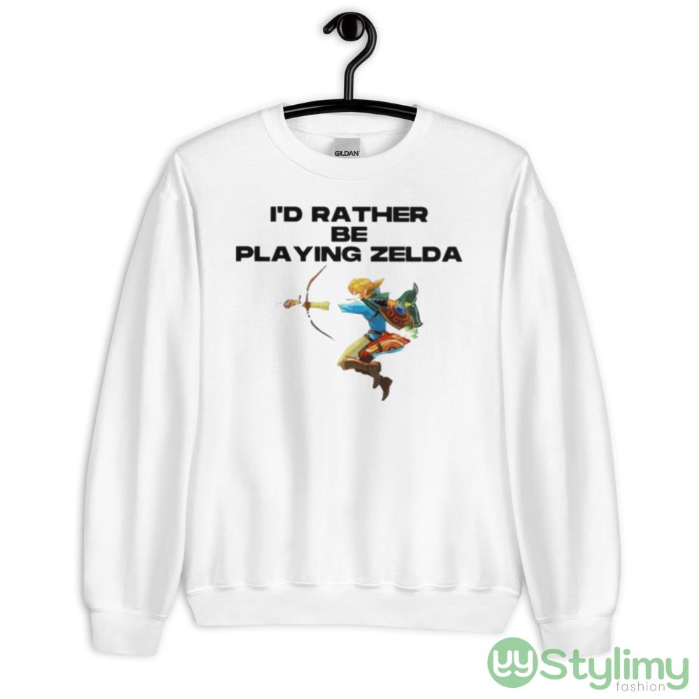 i’d rather be playing Zelda Graphics Shirt 7 i’d rather be playing Zelda Graphics Shirt - 18000 Unisex Heavy Blend Crewneck Sweatshirt