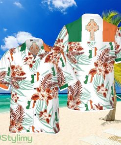 Irish Celtic Cross Ireland Proud Hawaiian Shirt Product Photo 1