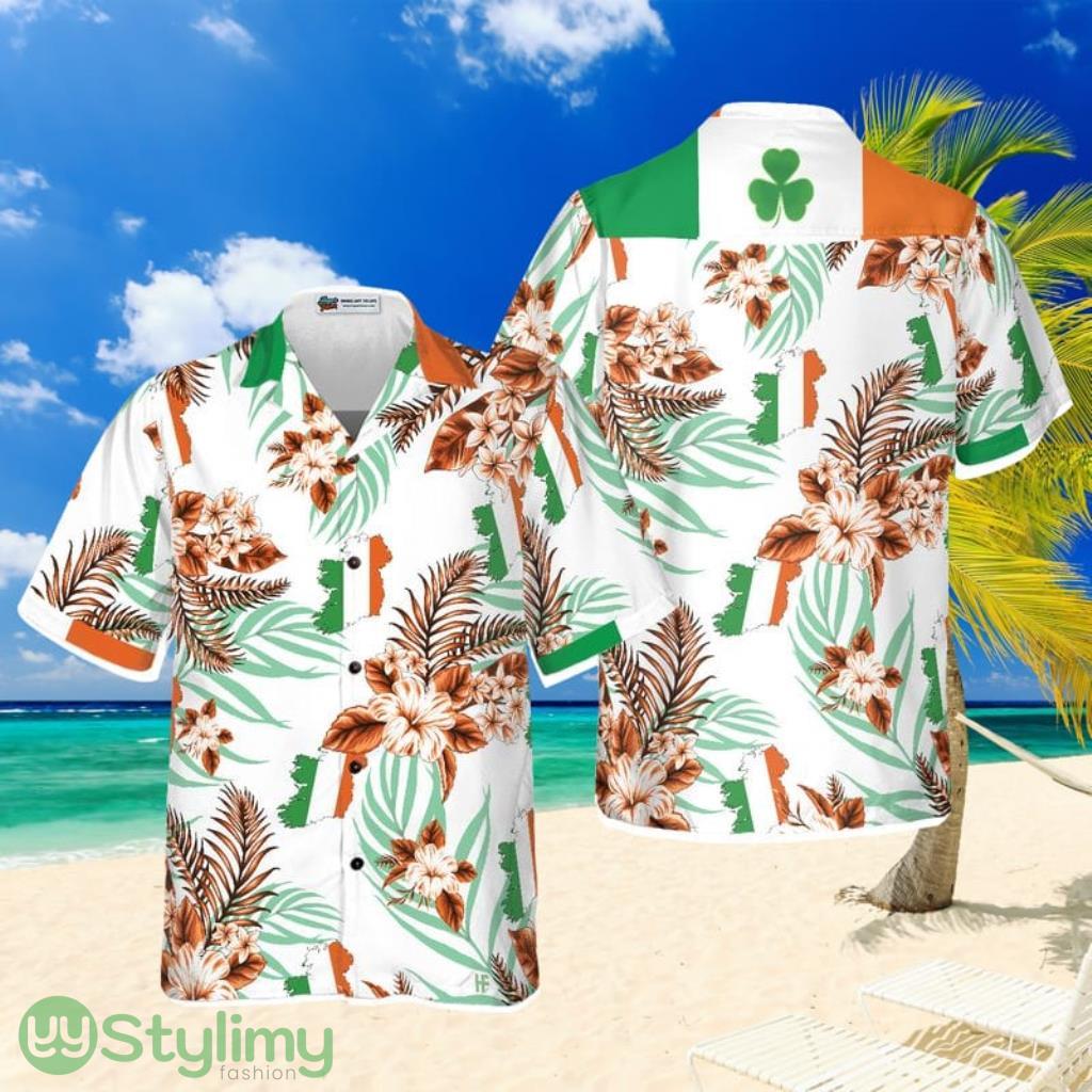 Irish People Proud Ireland Shamrock Hawaiian Shirt 1 Irish People Proud Ireland Shamrock Hawaiian Shirt Product Photo 1