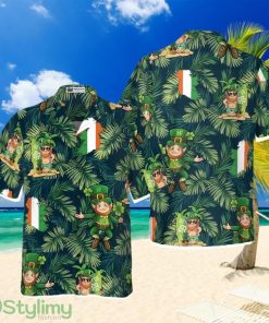 Irish People Proud Leprechaun Tropical Hawaiian Shirt Product Photo 1