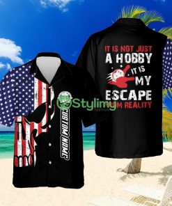 It is Not Just A Hobby It Is My Escape From Reality Crazy USA Hawaiian Shirt Product Photo 1