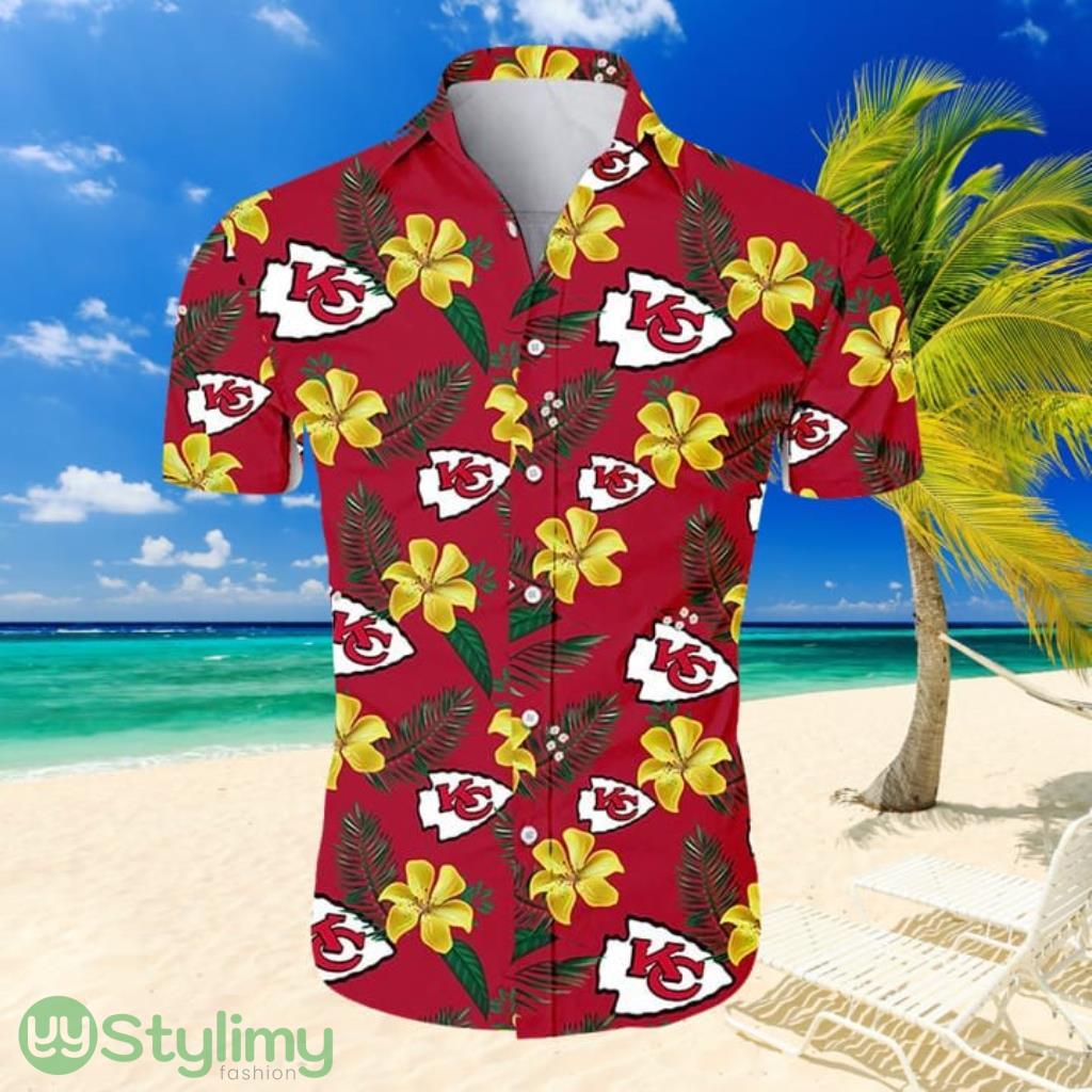 Kansas City Chiefs Hawaiian Aloha Shirt Best Gift For Fans 1 Kansas City Chiefs Hawaiian Aloha Shirt Best Gift For Fans Product Photo 1