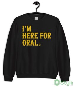 Kansas State Wildcats I’m Here For Oral Shirt - 18000 Unisex Heavy Blend Crewneck Sweatshirt