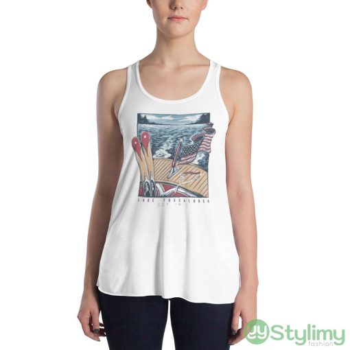 Lake Tuscaloosa USA Quick Ship Design Shirt - 8800 Women's Flowy Racerback Tank