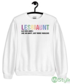 Lesbiaunt Equality Pride Cool Aunt Shirt - 18000 Unisex Heavy Blend Crewneck Sweatshirt