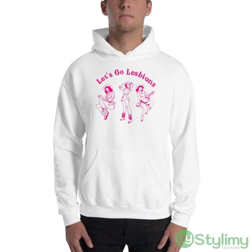 Let’s Go Lesbians Shirt For Men And Women - 18500 Unisex Heavy Blend Hooded Sweatshirt